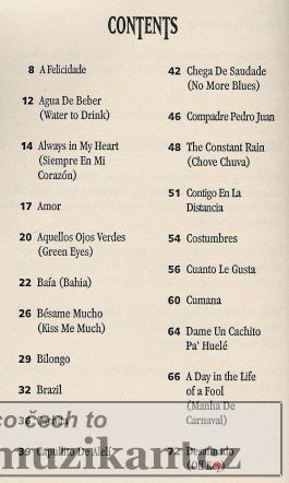 Paperback Songs - LATIN SONGS    vocal / chord