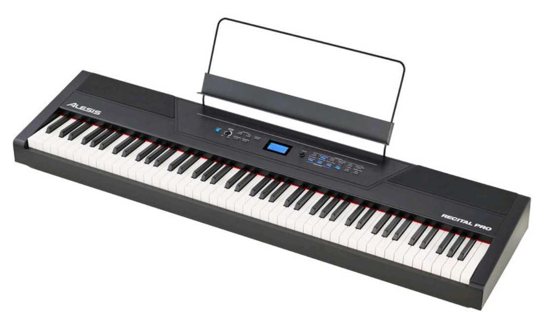 Alesis Recital Pro (Review: 88 Hammer Action Fully Weighted Keys.) Demo by  Seth E Brown 