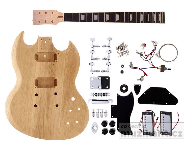 HARLEY BENTON Electric Guitar Kit DC Style - prodloužená záruka 3 roky