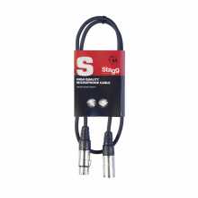 Stagg SMC1, mikrofonní kabel XLR/XLR, 1m