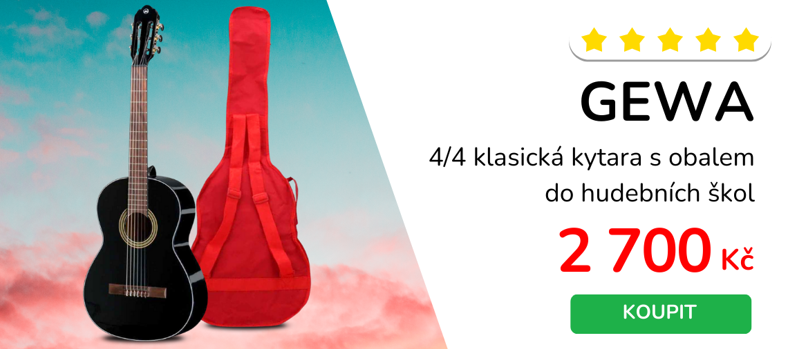 GEWA 4/4 KLASICKÁ KYTARA S OBALEM